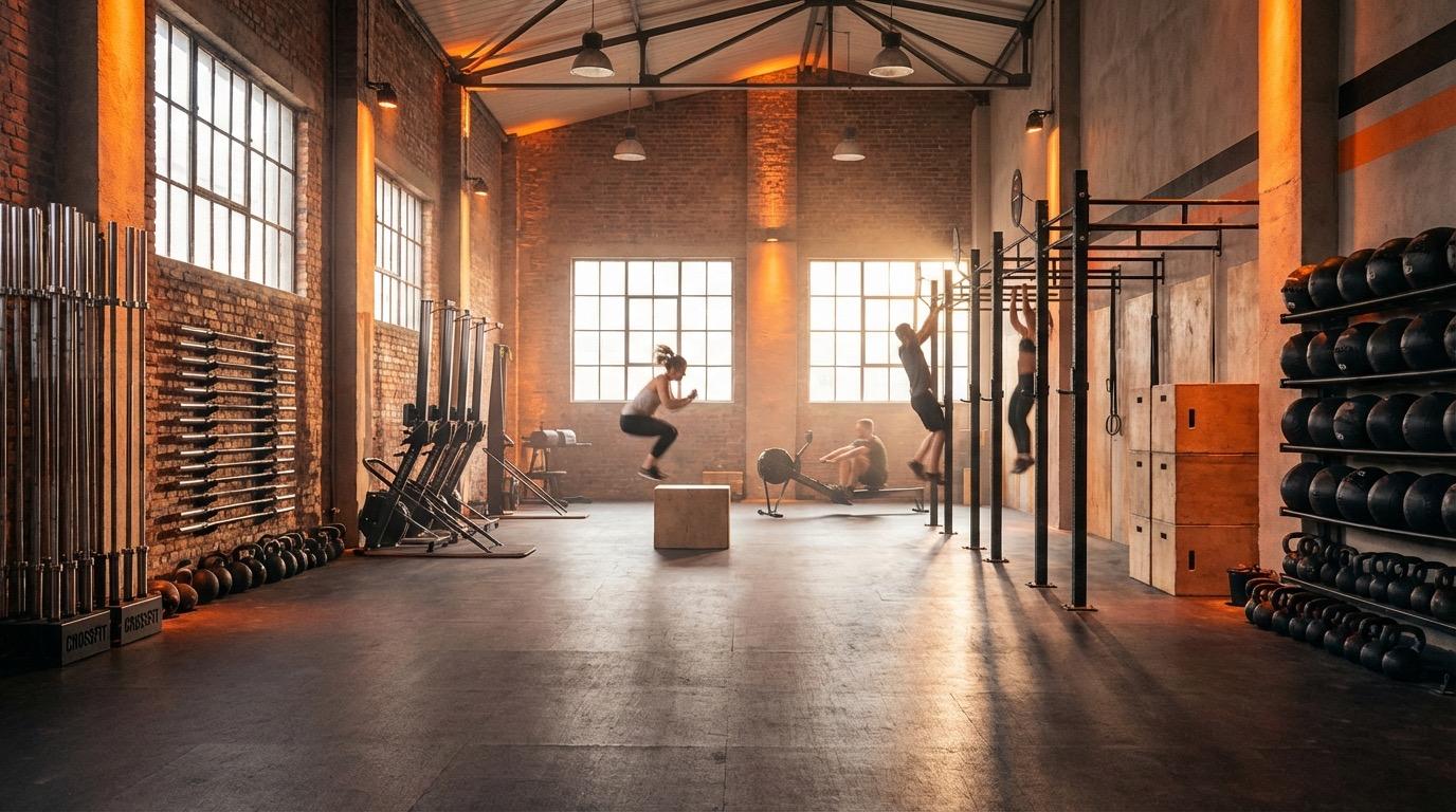 Box de CrossTraining moderno administrado con wstudio.app