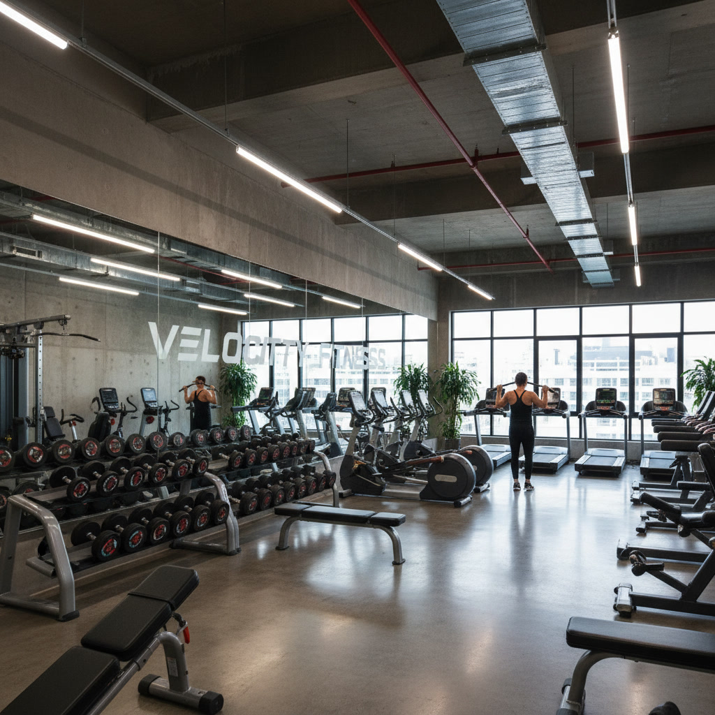 Gimnasio moderno administrado con wstudio.app