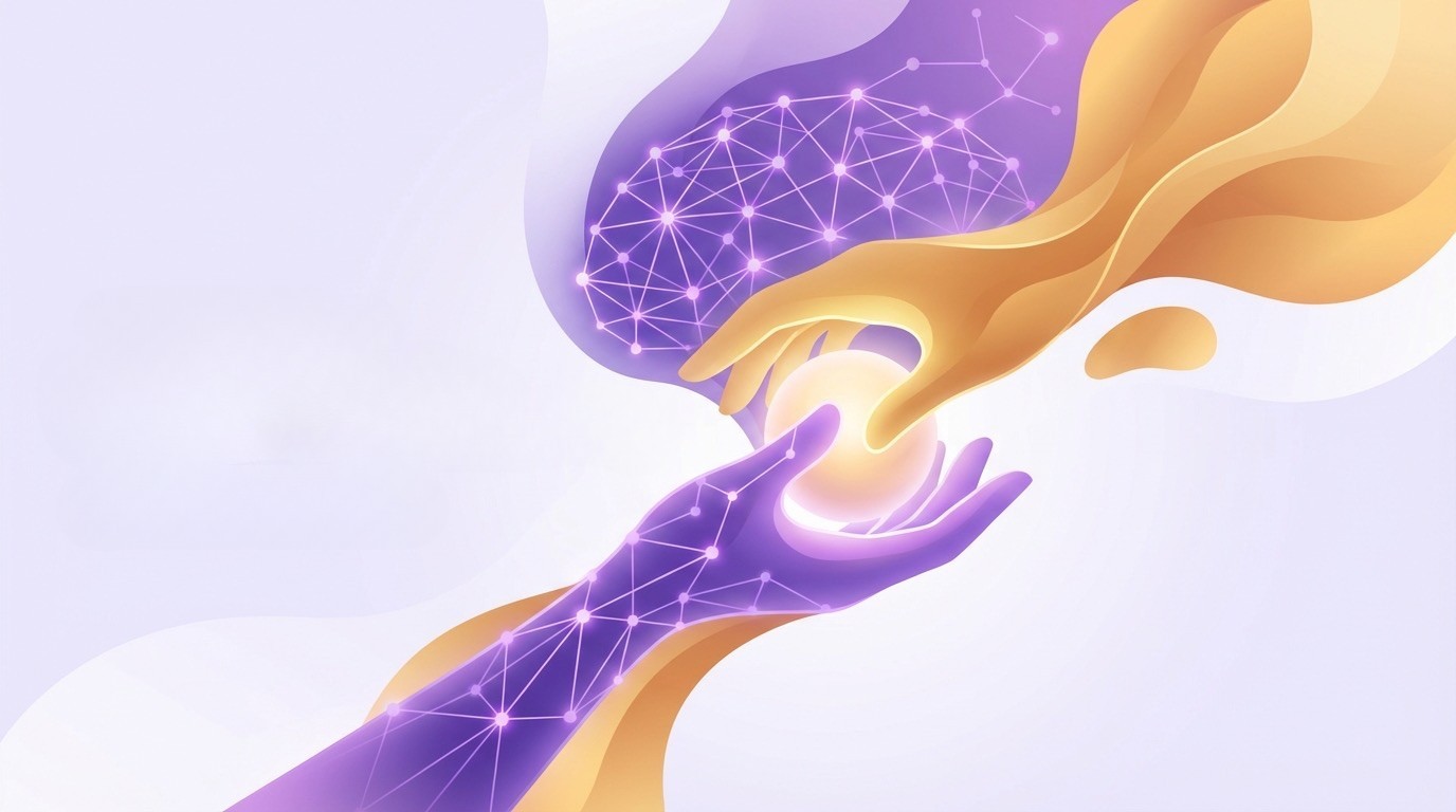 Wanda trabajando junto con humanos