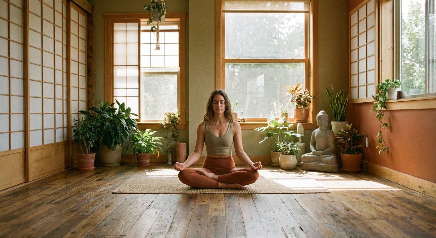 Estudio de yoga moderno administrado con wstudio.app